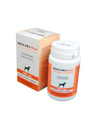 HEPA-PET Plus 700mg ízesített tabletta 60db