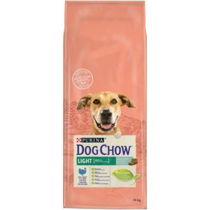 DOG CHOW Light Pulykával száraz kutyaeledel 14kg