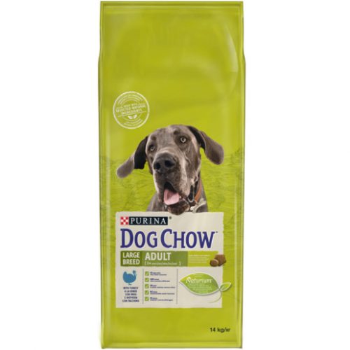 DOG CHOW Large Breed Adult Pulykával száraz kutyaeledel 14kg