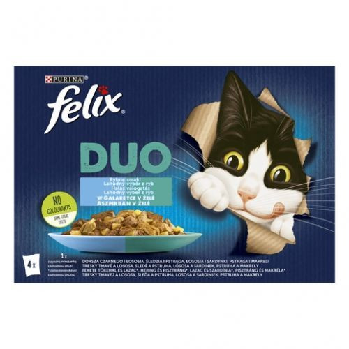 FELIX FANTASTIC DUO Halas válogatás aszpikban 4x85g