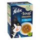 FELIX Soup Original Halas válogatás szószban nedves macskaeledel 6x48g