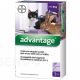 Advantage 80 macska/nyúl 0,8 ml 4 kg felett 4x