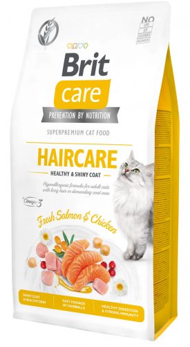 Brit Care Cat HAIRCARE LAZAC & CSIRKE 2kg