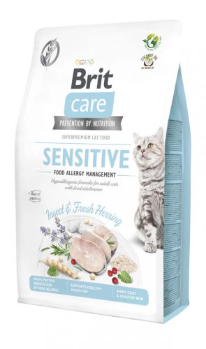 Brit Care Cat SENSITIVE FOOD ALLERGY MANAGEMENTROVAR ÉS FRISS HERING 2kg