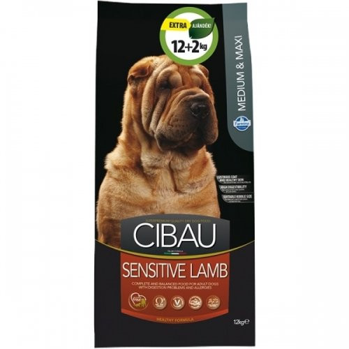 CIBAU Sensitive Lamb Medium & Maxi 12+2=14kg