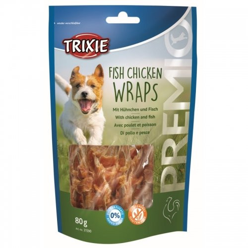 Trixie Premio Hal És Csirke Wrap 80gr