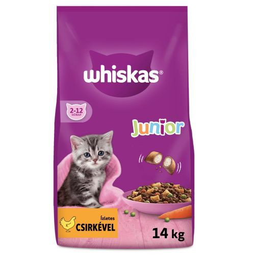 Whiskas Száraz Junior Csirke 14kg